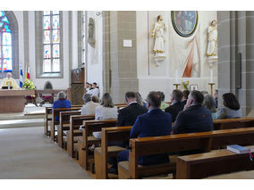 Festgottesdienst für die Kommunionjubilare an Ostermontag (© Karl-Franz Thiede)